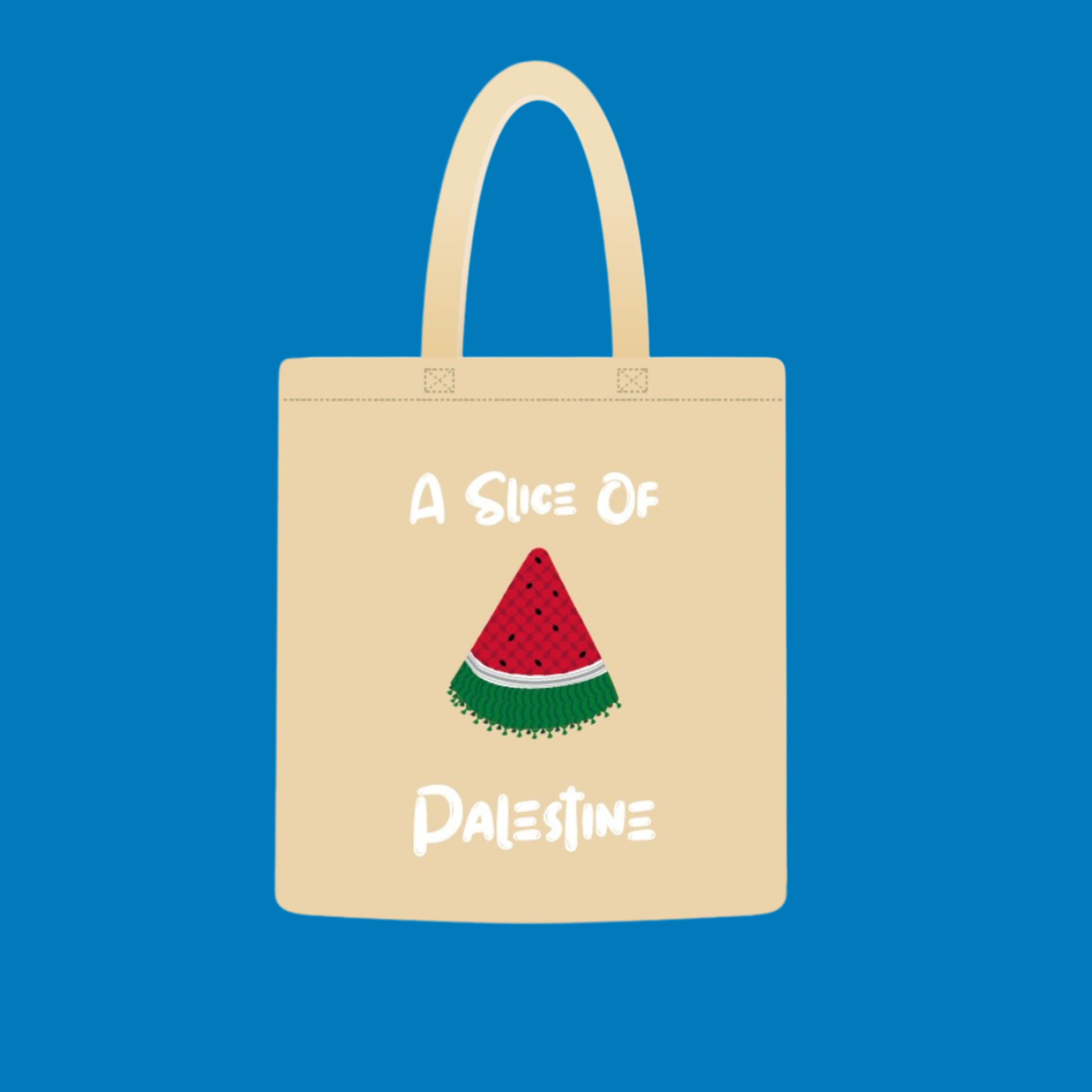Slice of Palestine Tote Bag